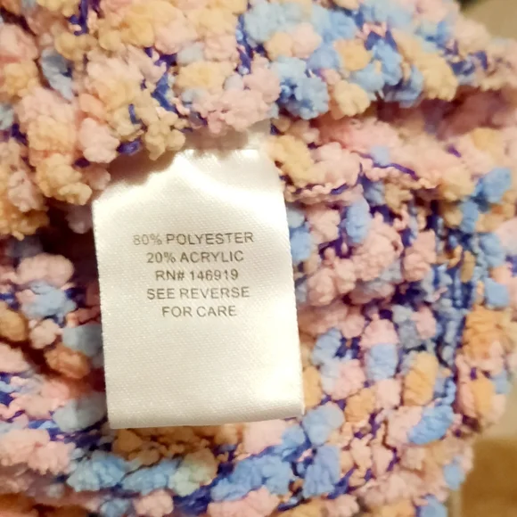 LoveMore Pastel Multi Super Soft Popcorn Sweater - Picture 7 of 10